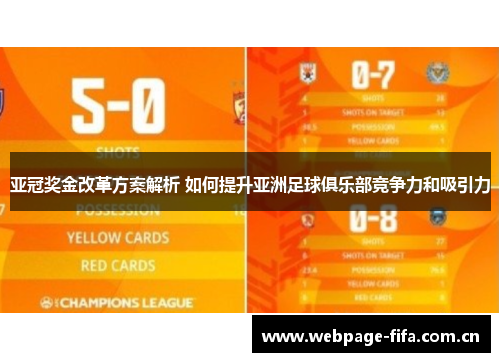 亚冠奖金改革方案解析 如何提升亚洲足球俱乐部竞争力和吸引力 亚冠奖金改革方案解析 如何提升亚洲足球俱乐部竞争力和吸引力
